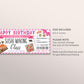Sushi Making Class Ticket Voucher Editable Template, Birthday Surprise Japanese Cuisine Food Cooking Coupon, Cooking Lessons Certificate
