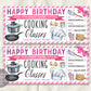Cooking Classes Gift Certificate Ticket Editable Template