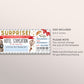 Hotel Staycation Voucher Editable Template, Surprise Hotel Reservation, Holiday Weekend Getaway Hotel Ticket Gift Certificate Road Trip