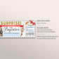 Surprise Staycation Voucher Editable Template, Weekend Getaway Hotel Ticket Gift Certificate Reveal, Hotel Reservation For Any Occasion