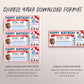 Birthday Football Camp Gift Ticket Editable Template, Surprise Training Camp Sports Game Voucher Skills Clinic Coupon Gift Certificate DIY