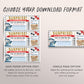 Surprise Cruise Boarding Pass Ticket Editable Template, Cruise Ship Gift Voucher, Vacation Travel Ticket Holiday Trip Reveal Destination