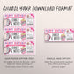 Dinner and Movie Gift Voucher Editable Template, Birthday Surprise Restaurant Gift Certificate Reveal For Her, Best Friends Fun Night Coupon