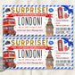 London Gift Ticket Boarding Pass Editable Template