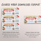 Sushi Night Ticket Voucher Editable Template, Surprise Sushi Date Night Coupon, Japanese Restaurant Dinner Date Omakase Gift Certificate
