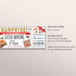 Sushi Making Class Ticket Voucher Editable Template, Surprise Japanese Cuisine Food Cooking Coupon, Cooking Lessons Certificate Printable