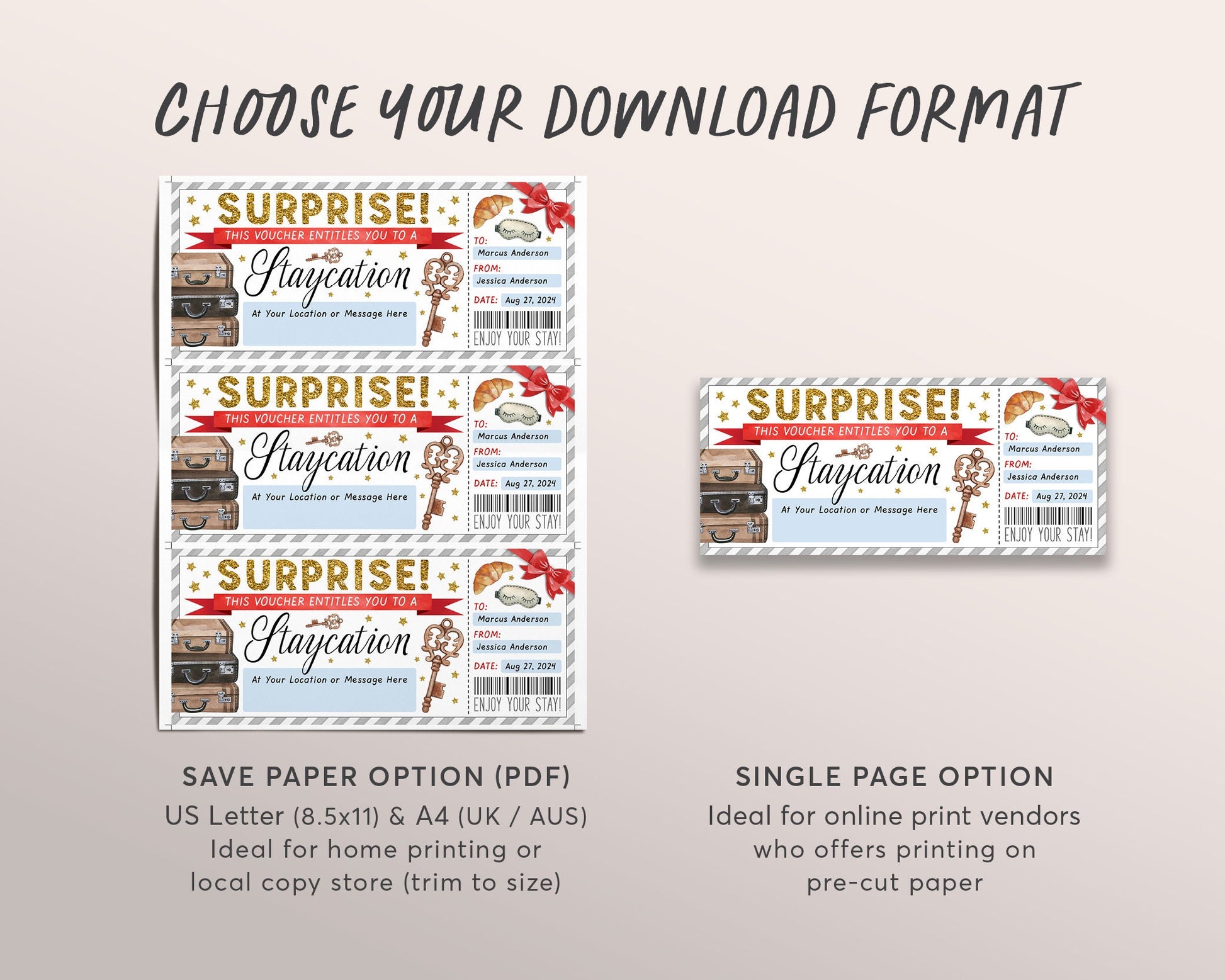 Surprise Staycation Voucher Editable Template, Weekend Getaway Hotel T – Puff Paper Co surprise-staycation-voucher-editable-template-weekend-getaway-hotel-t-puff-paper-co