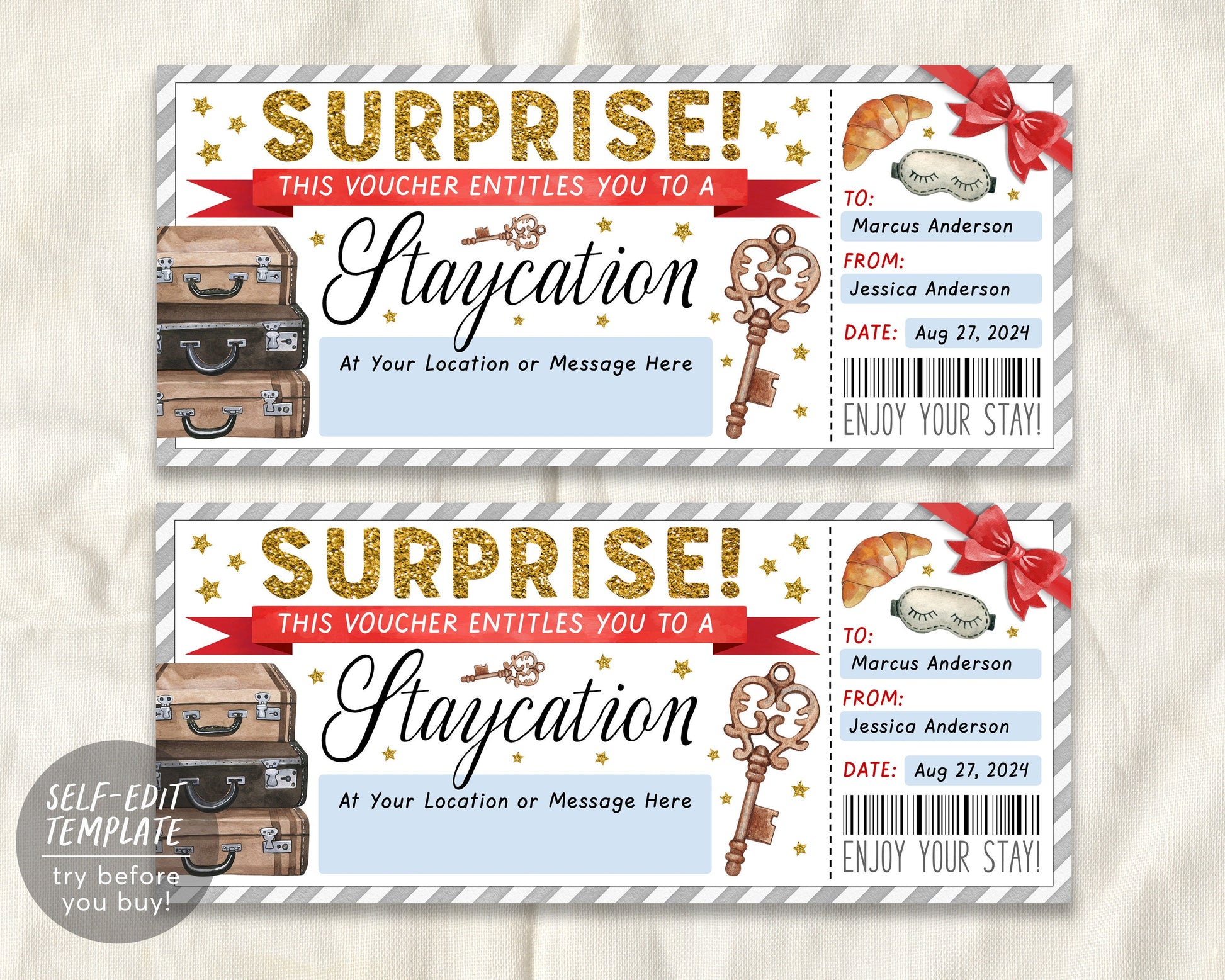 surprise-staycation-voucher-editable-template-weekend-getaway-hotel-t-puff-paper-co for Free Printable Hotel Vouchers Pdf Surprise Staycation Voucher Editable Template, Weekend Getaway Hotel T – Puff Paper Co for Free Printable Hotel Vouchers Pdf