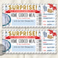 Home Cooked Meal Coupon Editable Template
