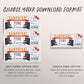 Piano Lessons Gift Certificate Editable Template, Surprise Keyboard Music Piano Class Gift Voucher Holiday Gift Reveal Coupon, Any Occasion
