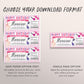 Manicure Ticket Editable Template, Birthday Mani Pedi Gift Certificate For Her, Nail Salon Spa Day Voucher Coupon Reveal Printable DIY