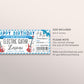 Electric Guitar Lessons Gift Certificate Editable Template, Birthday Surprise Rock Music Guitar Class Voucher Holiday Gift Reveal Coupon