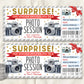 Surprise Photography Session Gift Voucher Ticket Editable Template