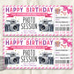 Birthday Photography Session Gift Voucher Ticket Editable Template