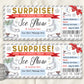 Ice Show Gift Voucher Editable Template