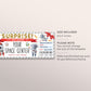 Space Center Surprise Trip Ticket Editable Template, Space Museum Gift Voucher For Kids, Astronaut Experience Planetarium Outerspace