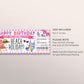 Tropical Beach Vacation Ticket Editable Template, Birthday Surprise Beach Holiday Resort Reveal Gift Certificate For Her, Travel Voucher