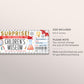 Children's Museum Ticket Editable Template, Surprise Museum Membership Gift Voucher For Kids Science Museum Day Trip Gift Certificate Coupon