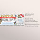 Fishing Trip Ticket Editable Template, Surprise Fishing Trip Reveal Gift Certificate, Fishing Experience Vacation Day Trip Voucher Coupon