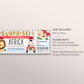 Africa Trip Plane Ticket Editable Template, Birthday Surprise Africa Travel Boarding Pass Vacation Gift Certificate, African Safari Reveal