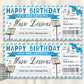 Birthday Music Lessons Gift Certificate Editable Template