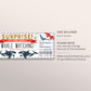 Whale Watching Trip Ticket Editable Template, Surprise Whale Watching Boat Cruise Day Trip Voucher Gift Certificate Coupon, Any Occasion