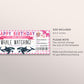 Whale Watching Trip Ticket Editable Template, Birthday Surprise Whale Watching Boat Cruise Day Trip Voucher Gift Certificate Coupon For Him
