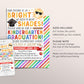 Kindergarten Graduation Invitation Editable Template, Preschool Class Graduation Ceremony, Our Future is So Bright, Announcement Invite